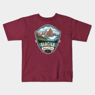 Glacier National Park Kids T-Shirt